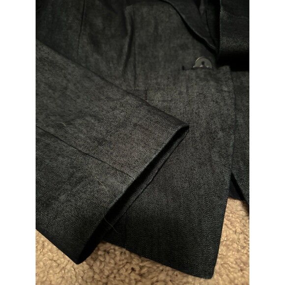 Halogen Dark Blue Denim Set – Pants Size 4 & Jacket Size Medium (Nordstrom) - Picture 3 of 4